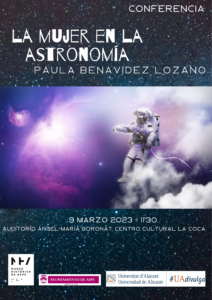 Cartel MHA Mujeres en la astronomía