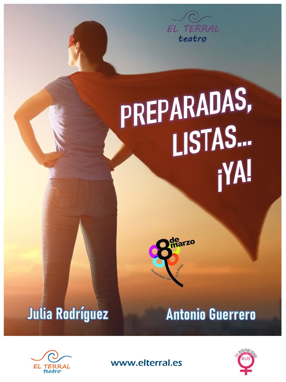 Cartel Preparadas 2023 (Julia Rodríguez y Antonio Guerrero)