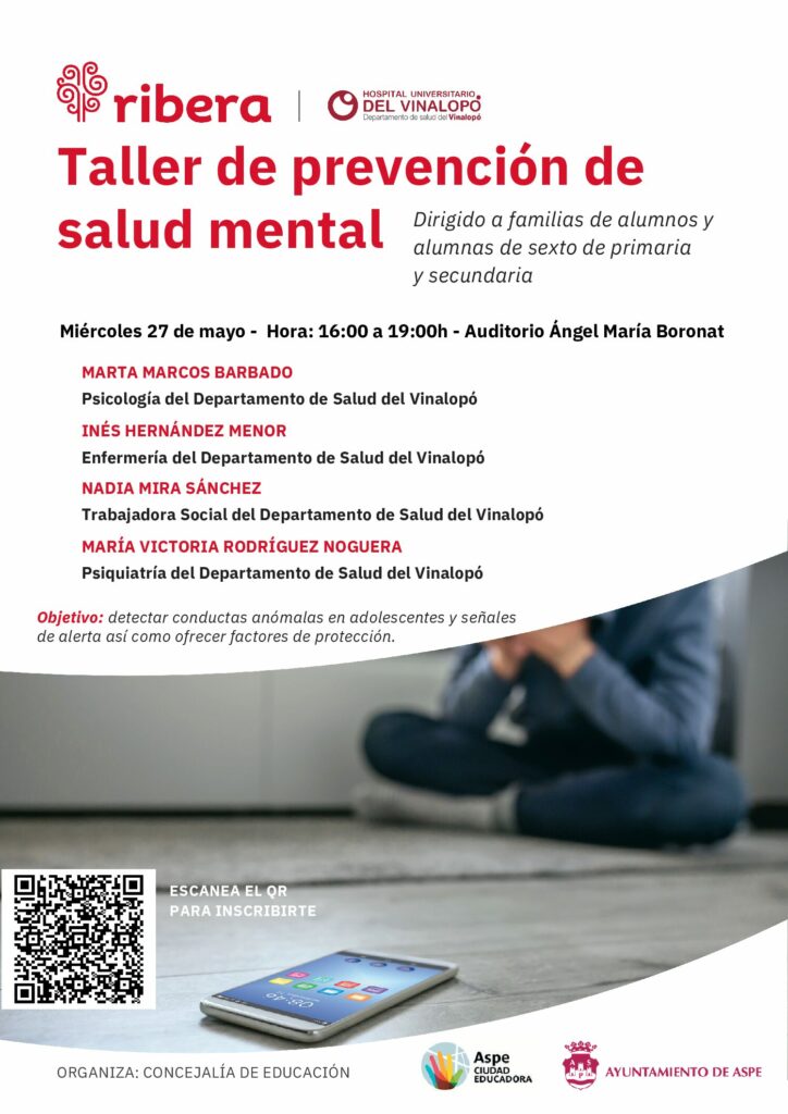 TALLER DE PREVENCIÓN DE SALUD MENTAL