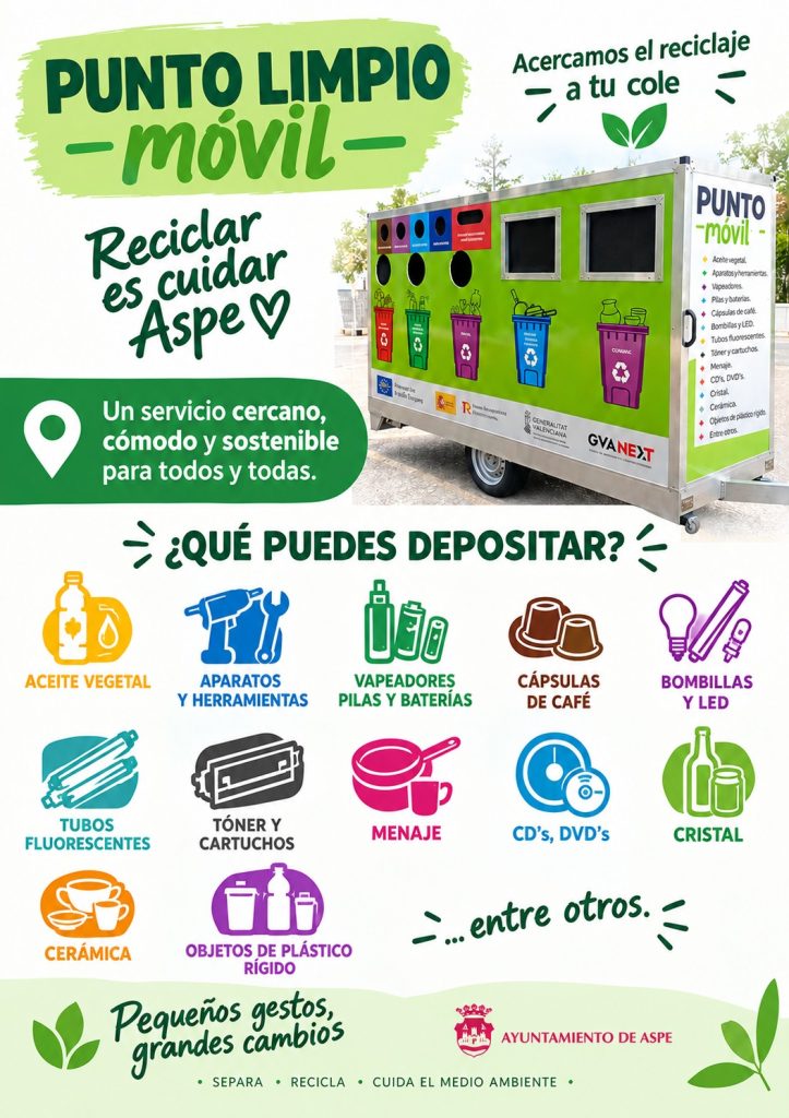 PUNTO LIMPIO CENTROS ESCOLARES ASPE